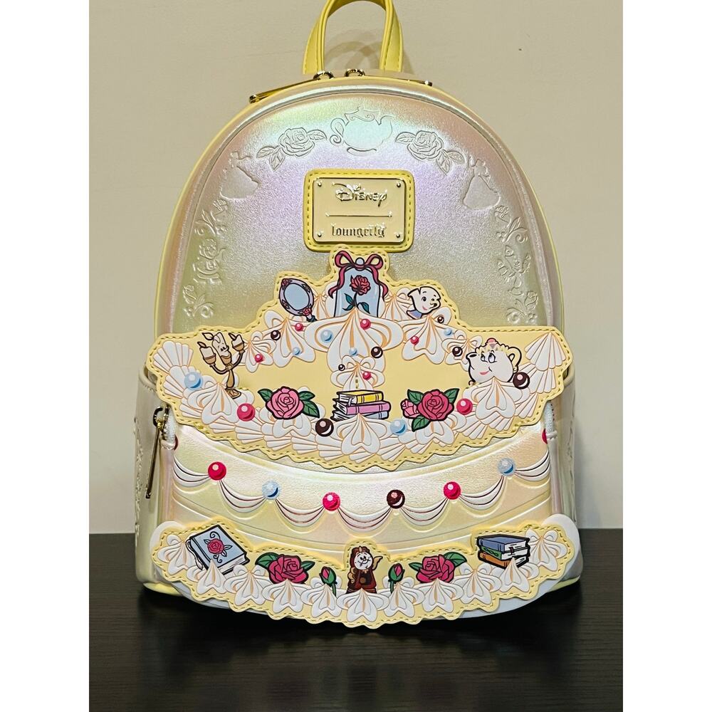 Loungefly Disney Beauty & the Beast Belle Cake Mini Backpack